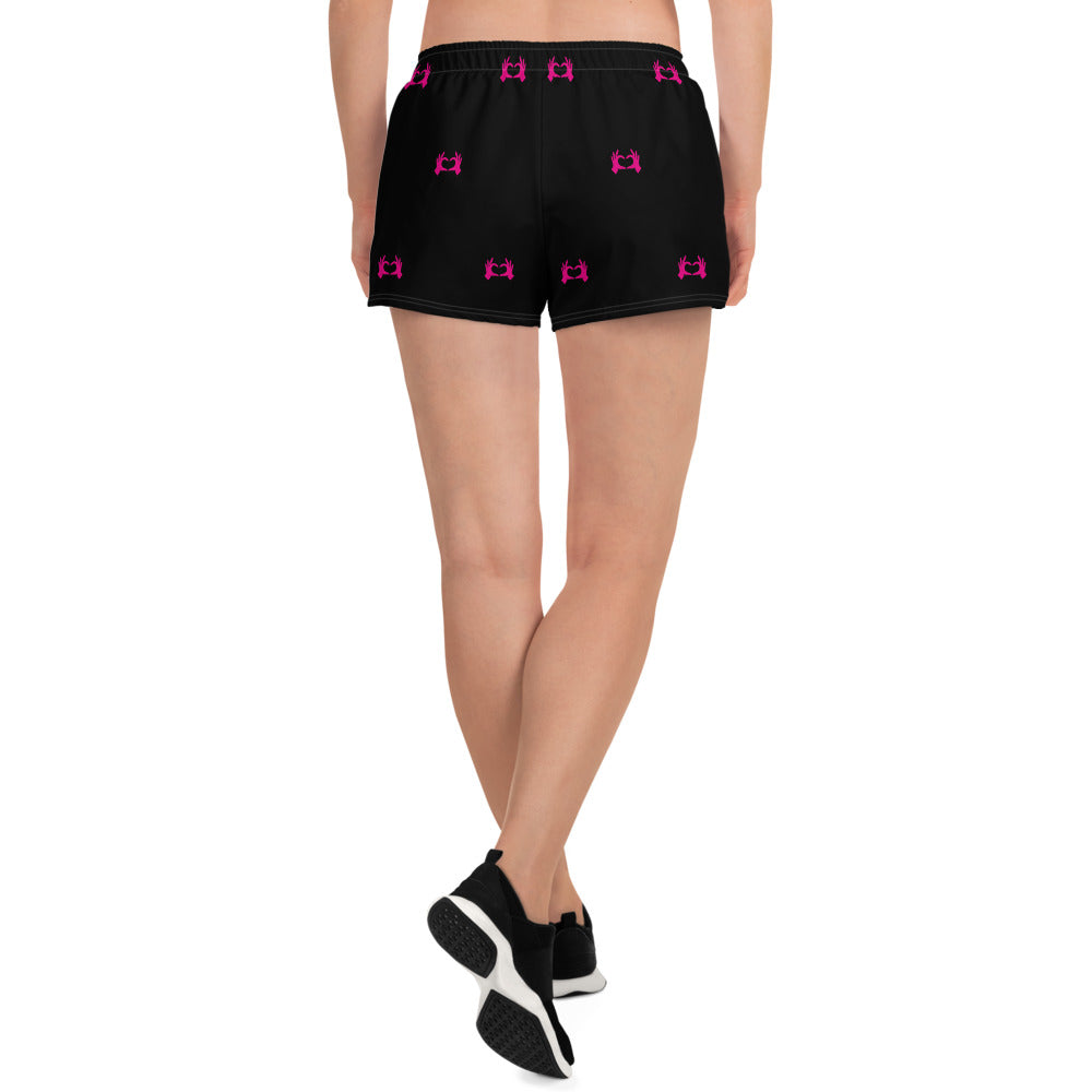 Women’s Athletic Shorts Heart-hands