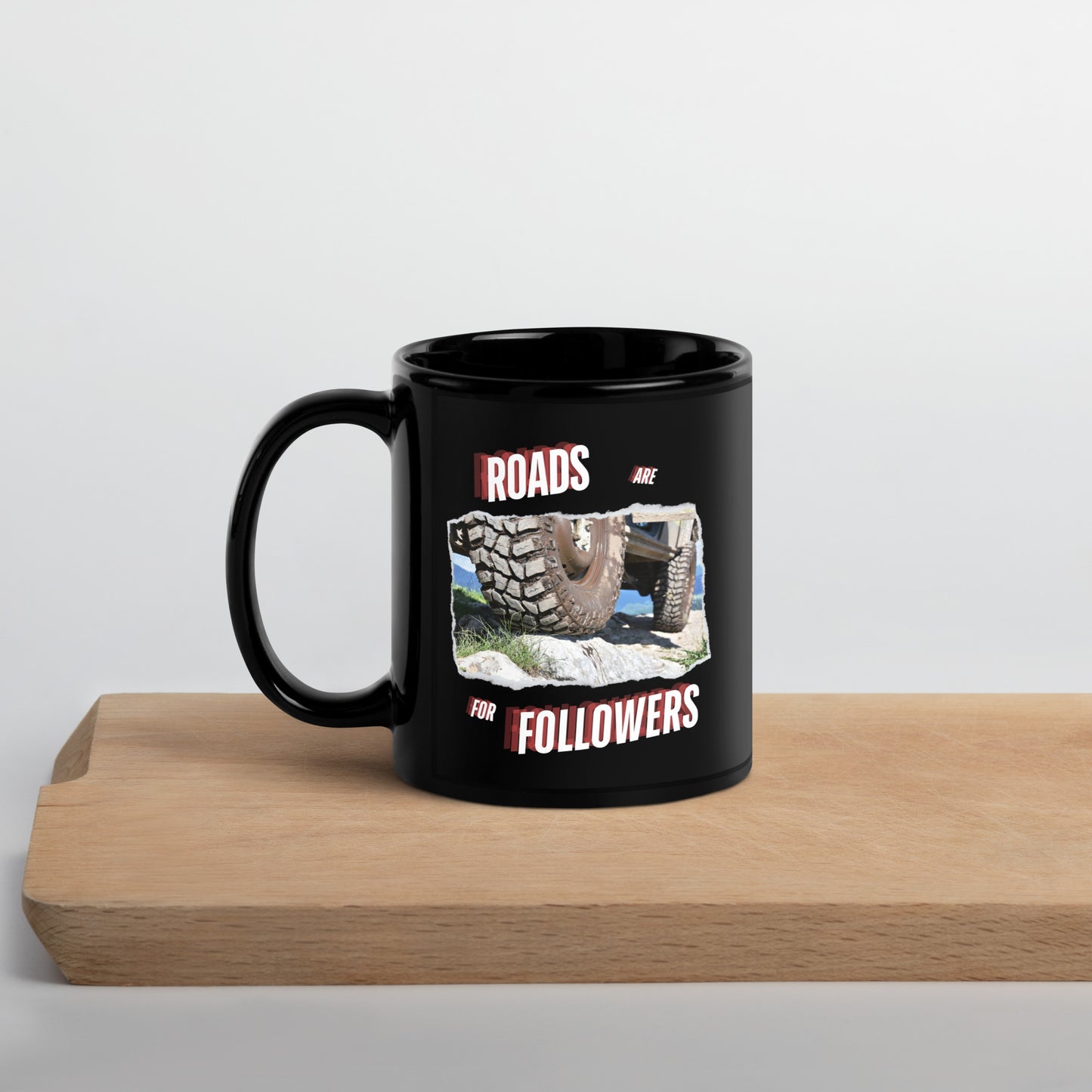 Black Glossy Mug