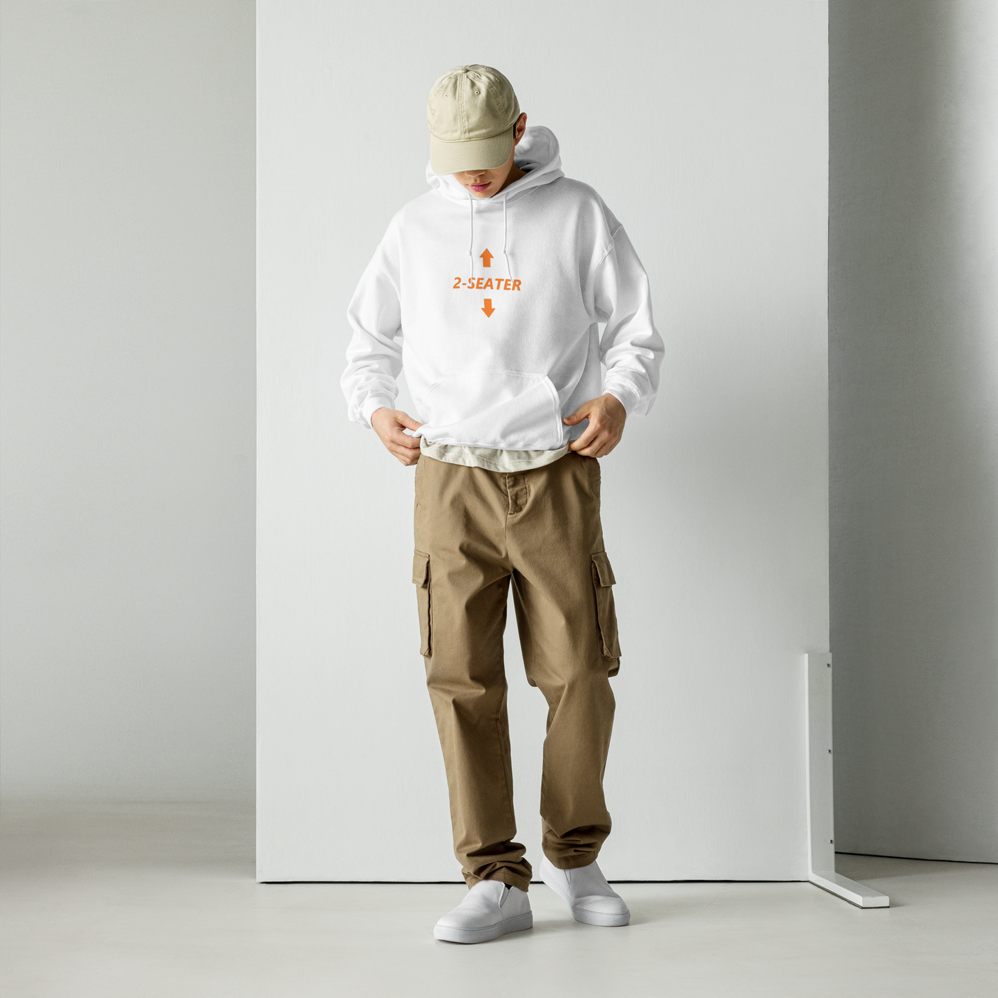 Royalti Unisex Hoodie (2-seater) orange