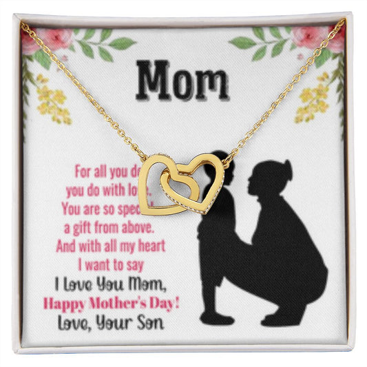 Interlocking Heart Necklace For All You Do/from Son
