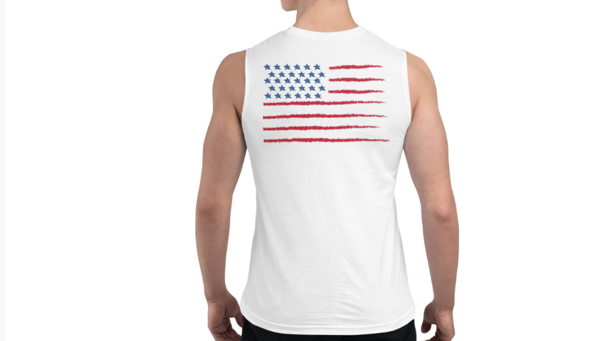 USA Muscle Shirt (back print)