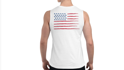 USA Muscle Shirt (back print)