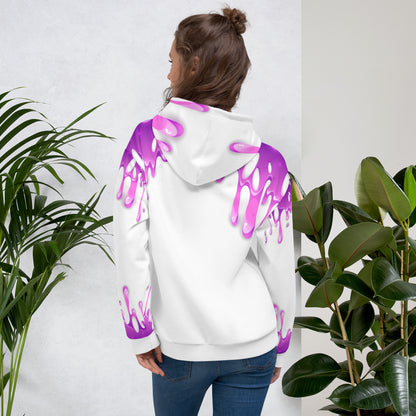 Unisex Hoodie Flippin Drip White