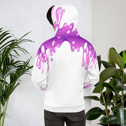 Unisex Hoodie Flippin Drip White