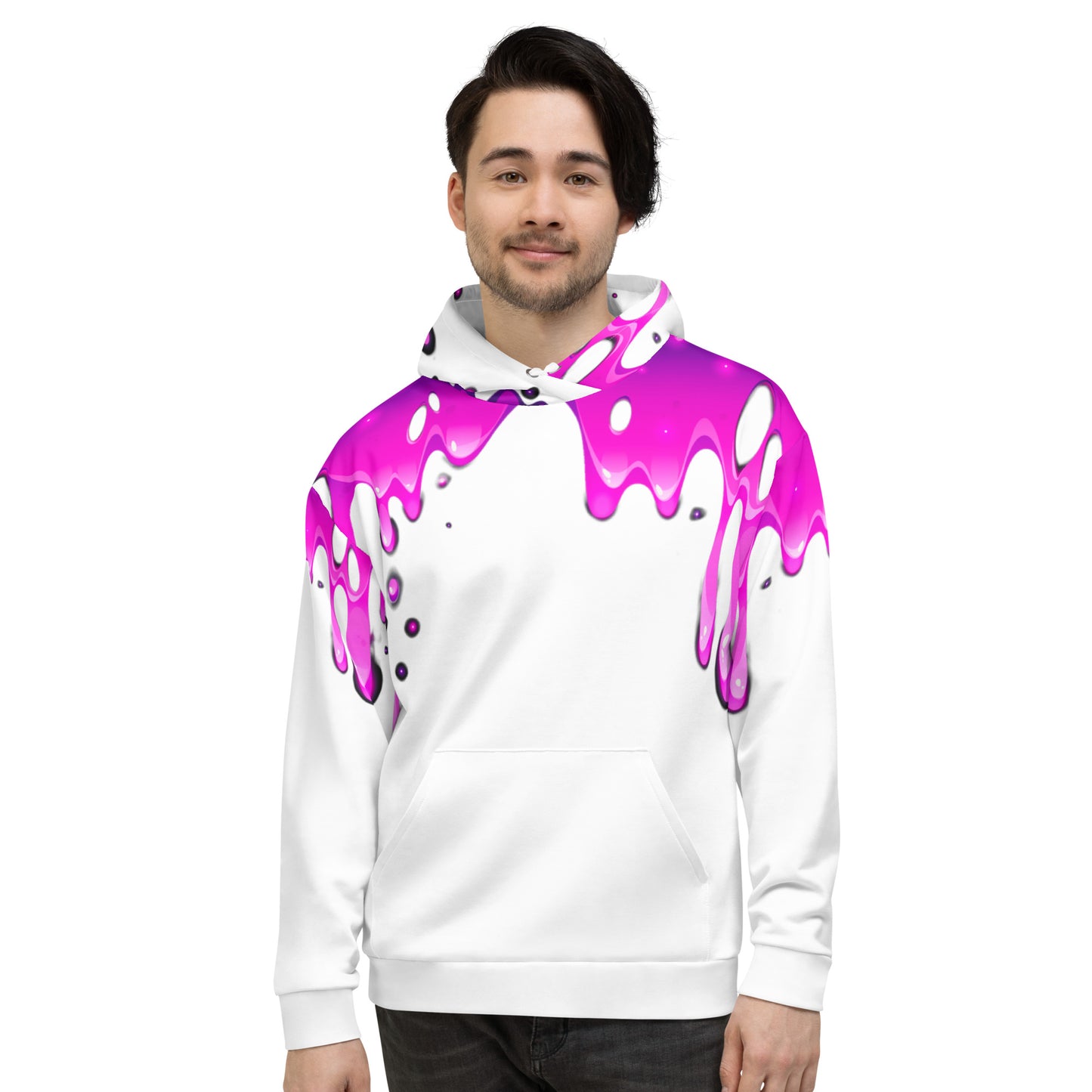 Unisex Hoodie Trippin Drip White
