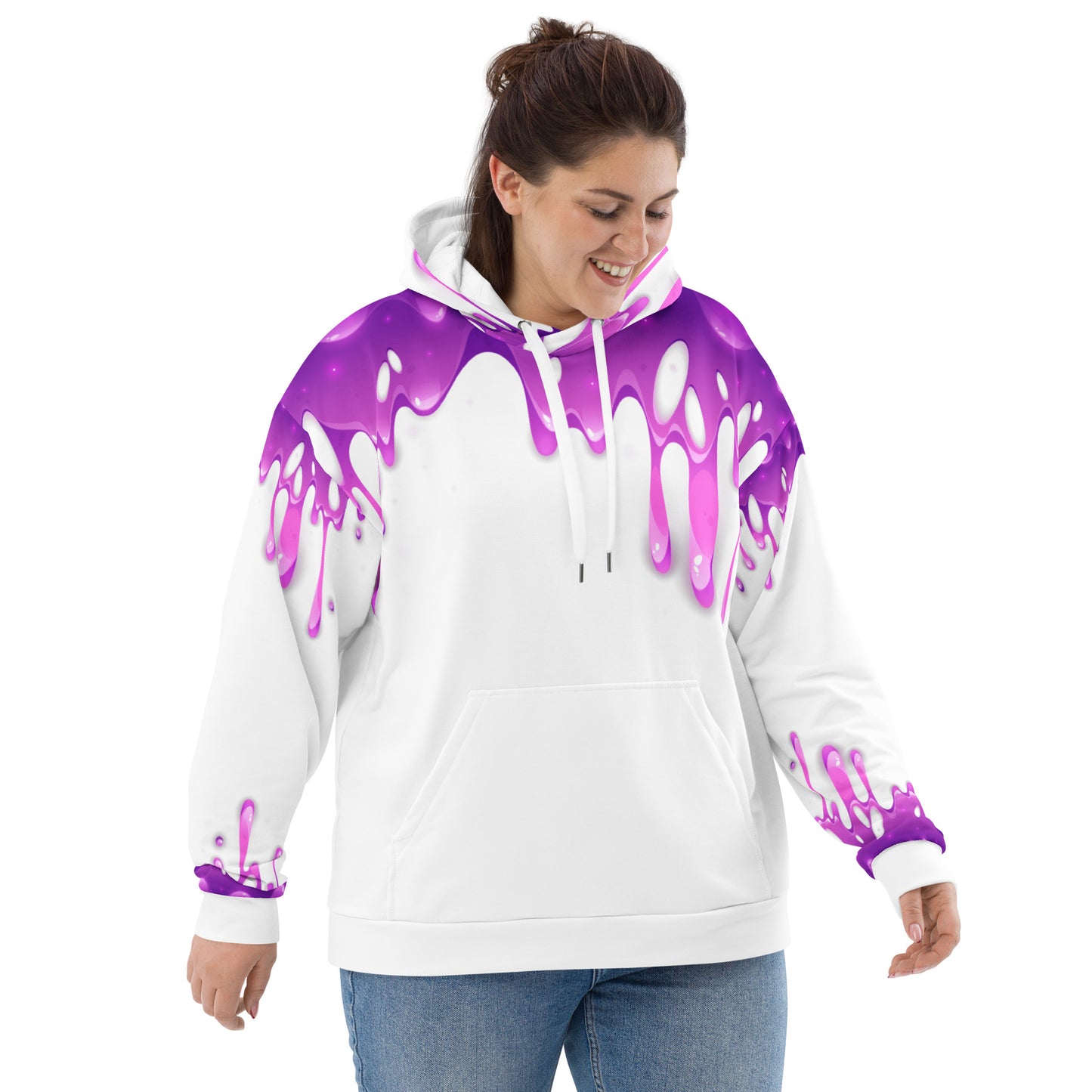 Unisex Hoodie Flippin Drip White