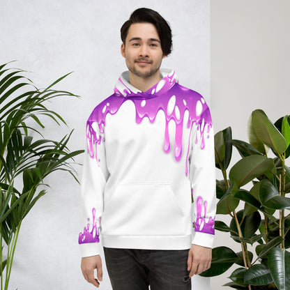 Unisex Hoodie Flippin Drip White