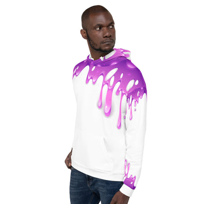 Unisex Hoodie Flippin Drip White