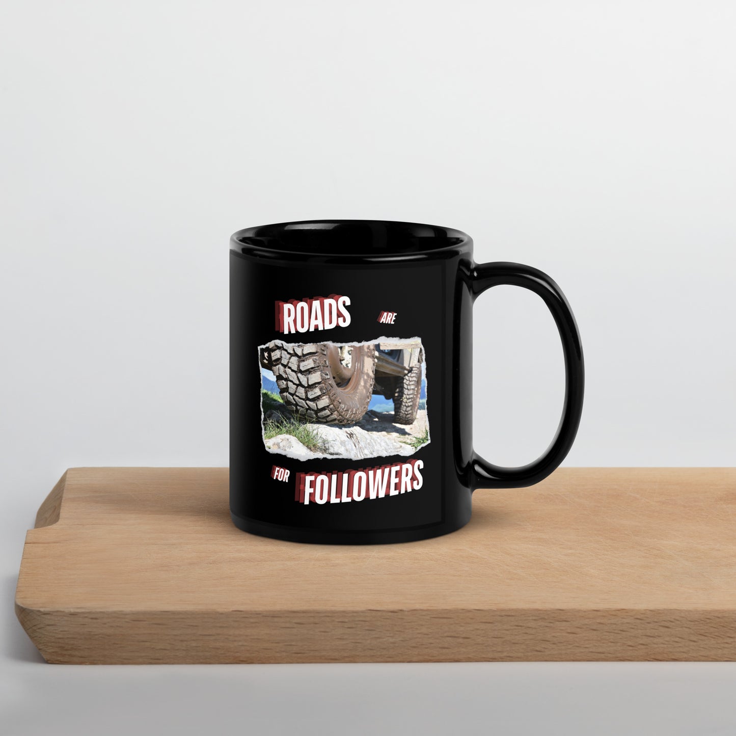 Black Glossy Mug