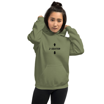 Royalti Unisex Heavy Blend Hoodie ( 2-seater) black