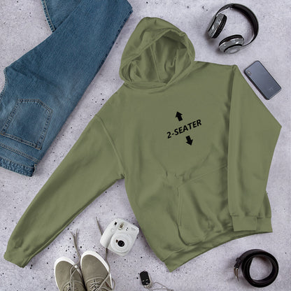 Royalti Unisex Heavy Blend Hoodie ( 2-seater) black