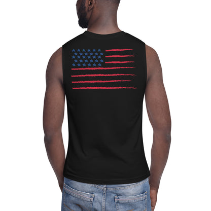 USA Muscle Shirt (back print)