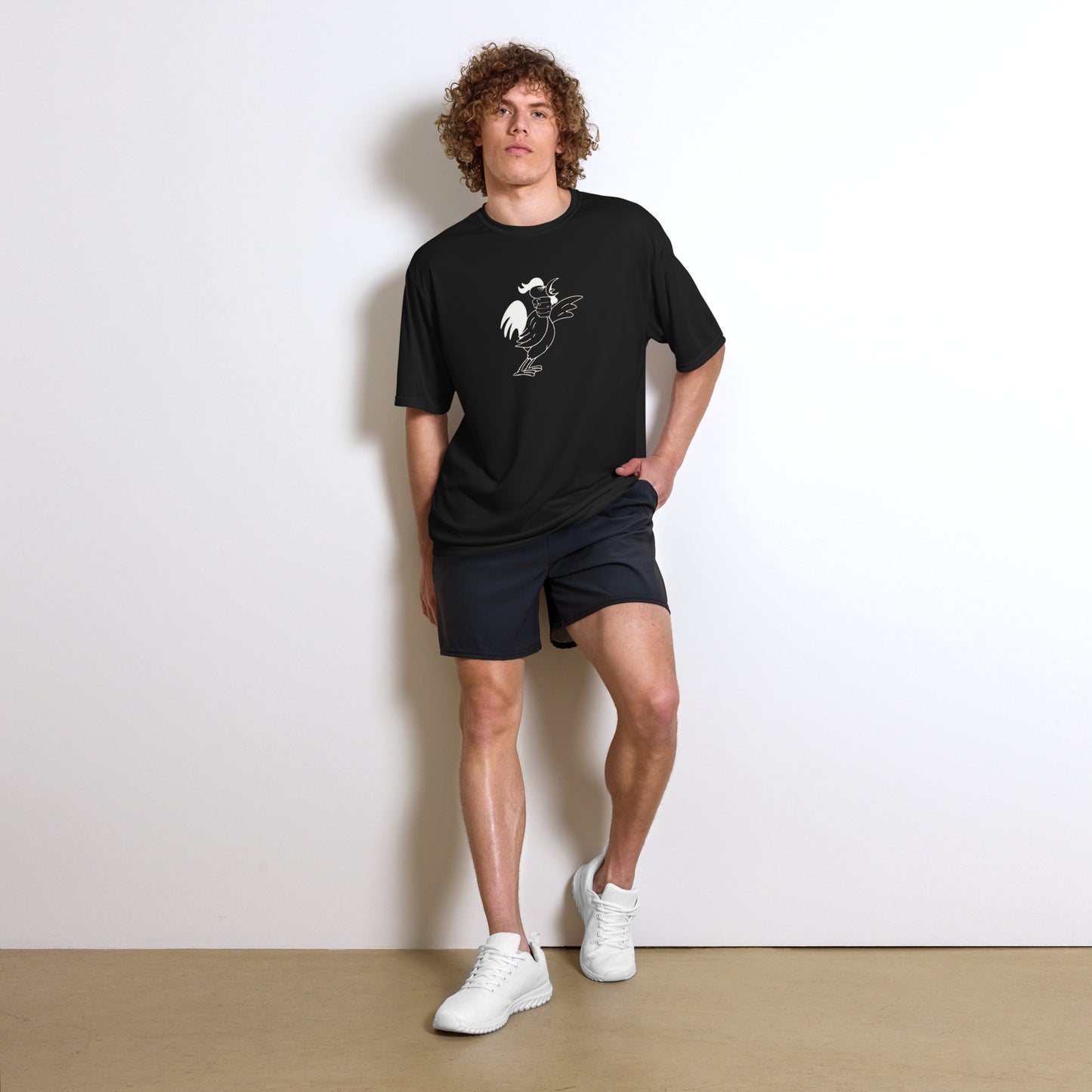 Unisex performance crew neck t-shirt (Rather Be)