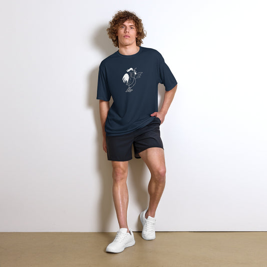 Unisex performance crew neck t-shirt (Rather Be)