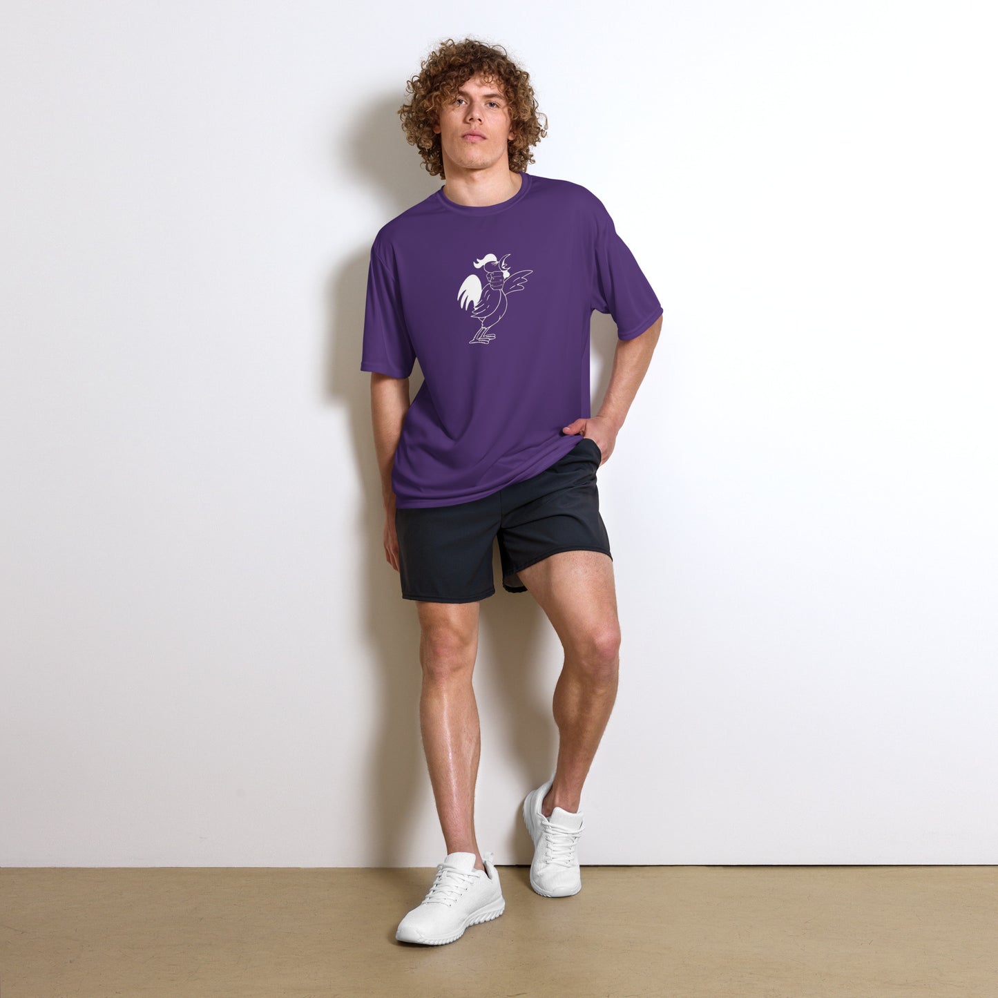 Unisex performance crew neck t-shirt (Rather Be)