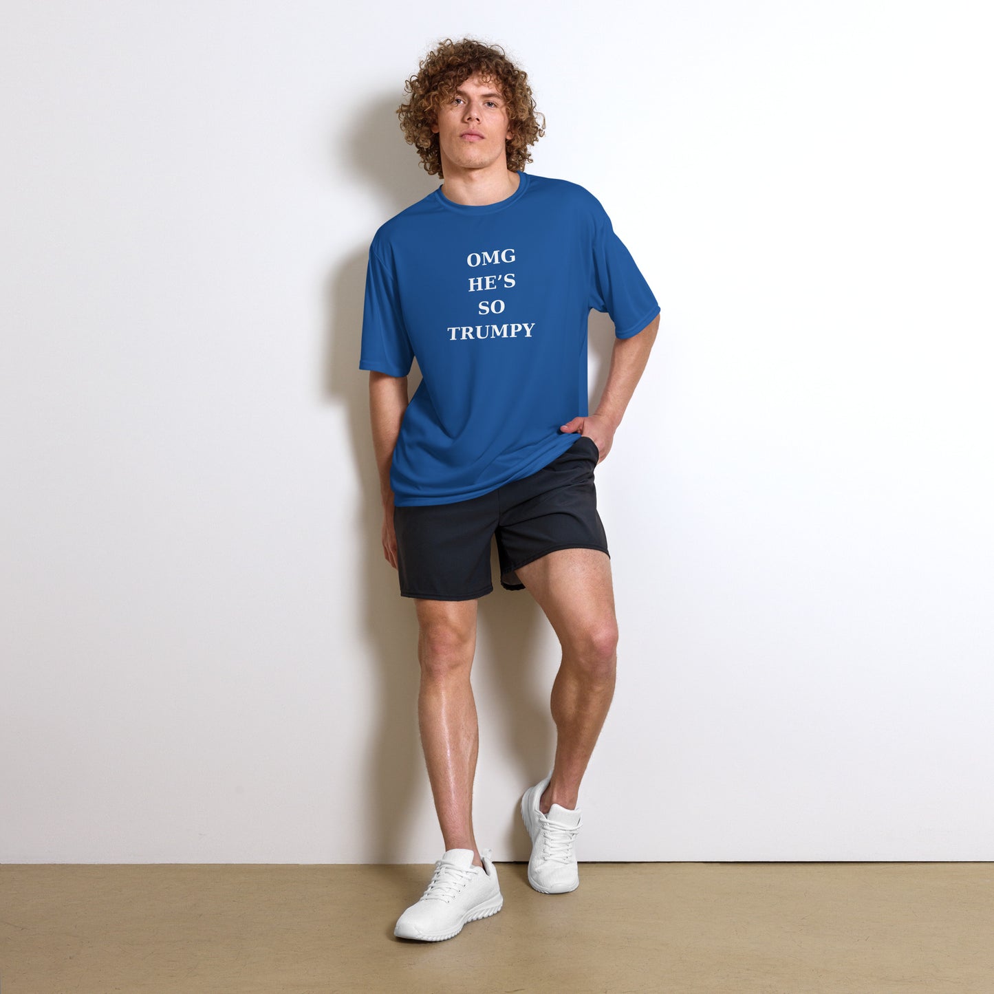 Unisex performance crew neck t-shirt (He Trumpy)