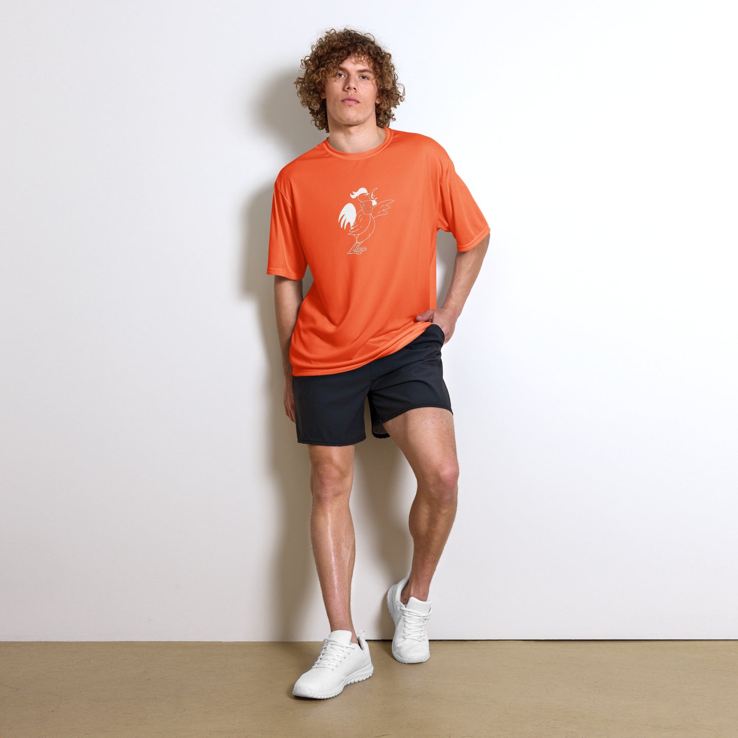 Unisex performance crew neck t-shirt (Rather Be)