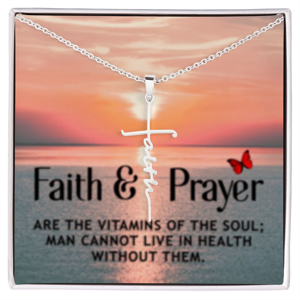 Faith Cross Necklace