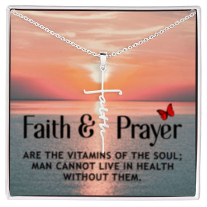 Faith Cross Necklace