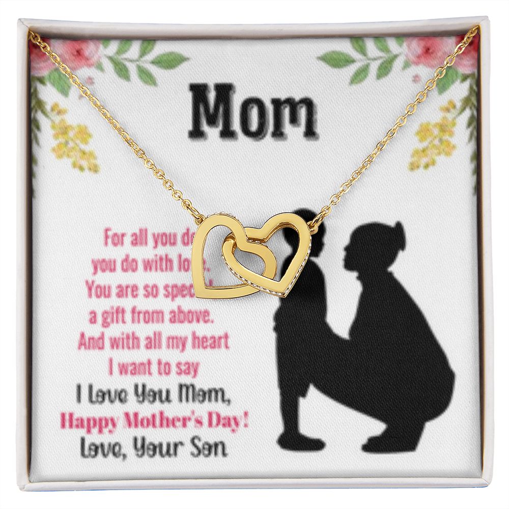 Interlocking Heart Necklace For All You Do/from Son