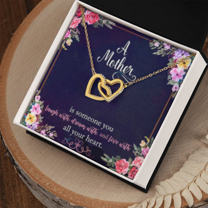 Interlocking Heart Necklace A Mother