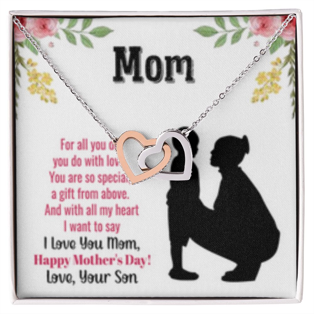 Interlocking Heart Necklace For All You Do/from Son