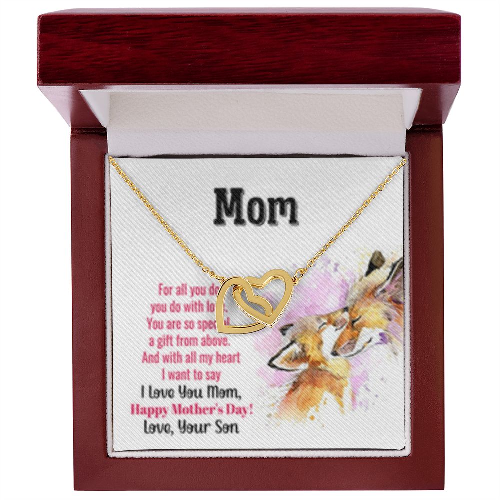 Interlocking Heart Necklace For All You Do/from Son(2)