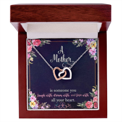 Interlocking Heart Necklace A Mother