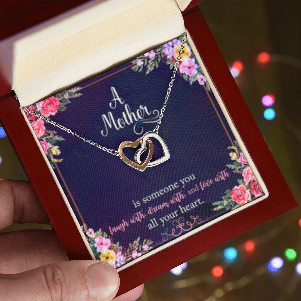 Interlocking Heart Necklace A Mother