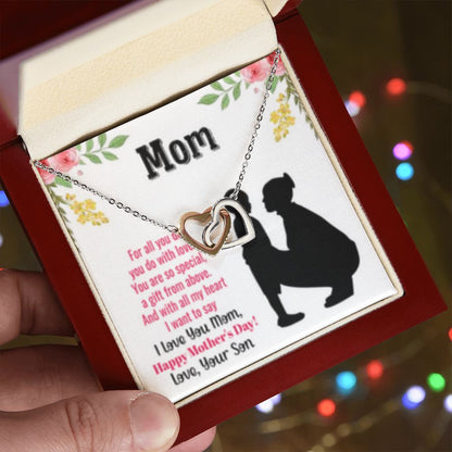Interlocking Heart Necklace For All You Do/from Son