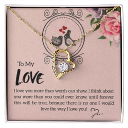 Forever Love Necklace My Love