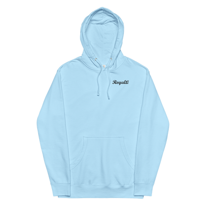 Unisex midweight "Royalti" hoodie w/Heart