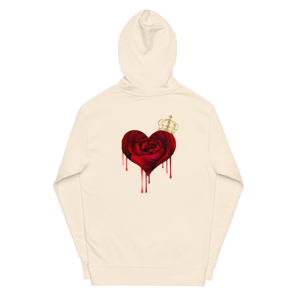 Unisex midweight "Royalti" hoodie w/Heart