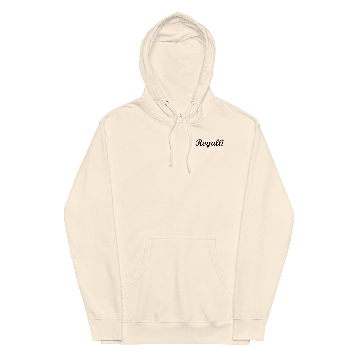 Unisex midweight "Royalti" hoodie w/Heart