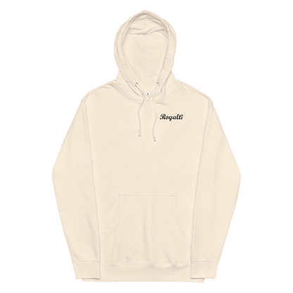 Unisex midweight "Royalti" hoodie w/Heart