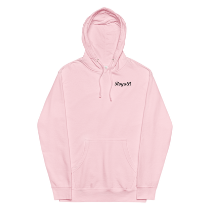 Unisex midweight "Royalti" hoodie w/Heart