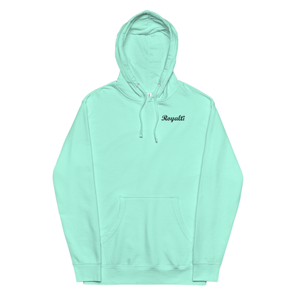 Unisex midweight "Royalti" hoodie w/Heart