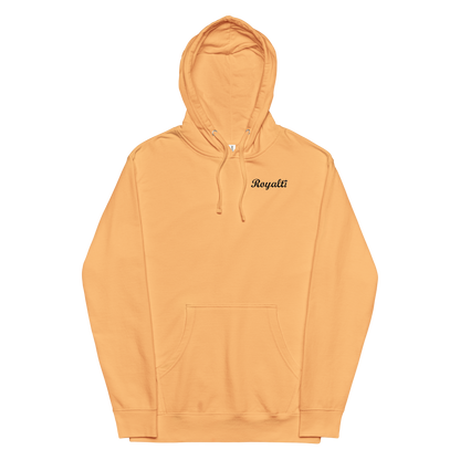 Unisex midweight "Royalti" hoodie w/Heart