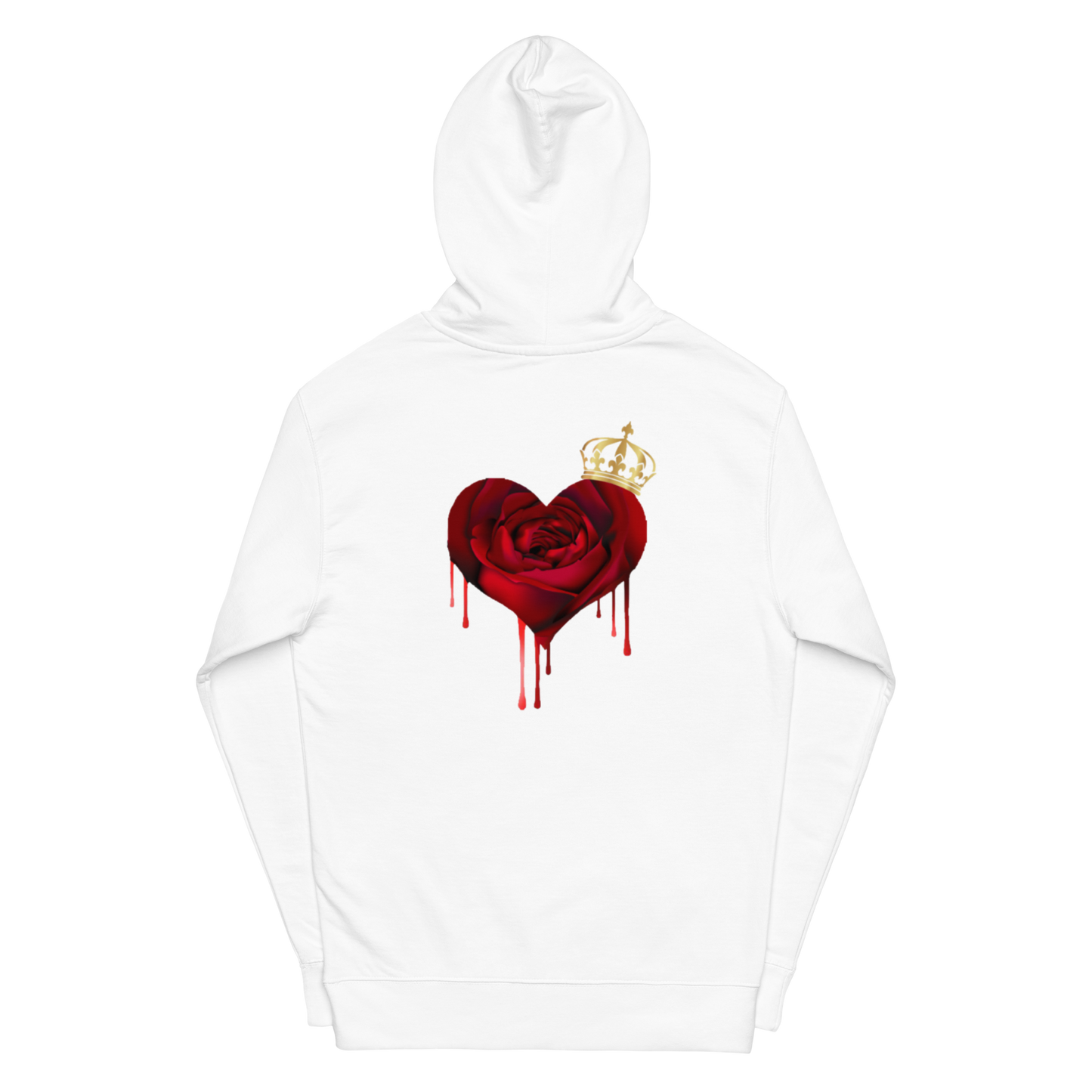 Unisex midweight "Royalti" hoodie w/Heart